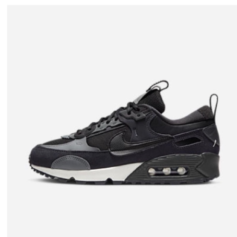 Nike Air Max 90 Futura- 8.5 Women’s Grey/ Black/Iron Grey/Oil Grey Black